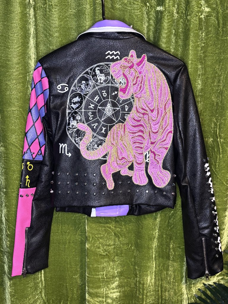 Azalea Wang Sheeba Kahn Moto Jacket (Size Small)